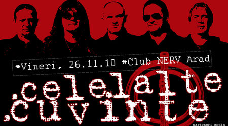 Concerte Cargo si Celelalte Cuvinte in club Nerv din Arad