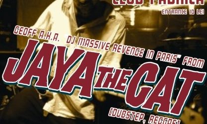 DJ Set cu Geoff (Jaya The Cat) in club Fabrica din Bucuresti