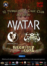 Castiga doua invitatii la concertul Avatar din Cage Club