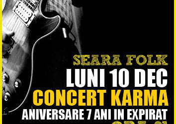Concert aniversar Karma in clubul Expirat din Bucuresti