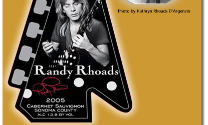 Ozzy are in backstage sticle de vin Randy Rhoads