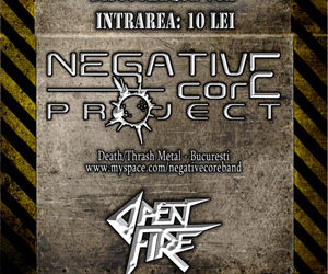 Concert Open Fire si Negative Core Project in Suceava