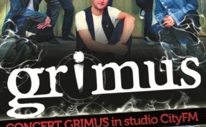 Concert Grimus in studioul City FM