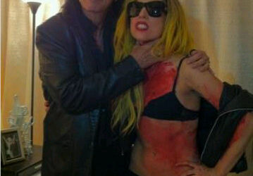 Alice Cooper s-a intalnit cu Lady Gaga (foto)