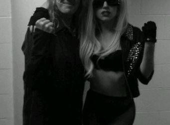 Lady Gaga a mers la un concert Iron Maiden (foto)