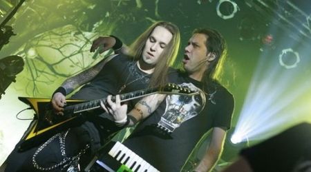 Poze cu Children Of Bodom si Ensiferum la Bucuresti