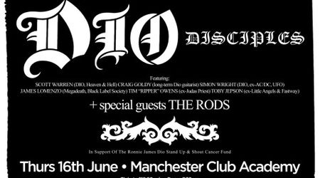K.K. Downing a mers la concertul Dio Disciples din Manchester