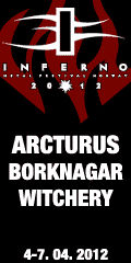 Arcturus, Borknagar si Witchery confirmati la festivalul Inferno 2012