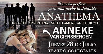 Filmari cu Anneke Van Giersbergen in Argentina