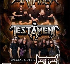 Anthrax, Testament si Death Angel pornesc in turneu