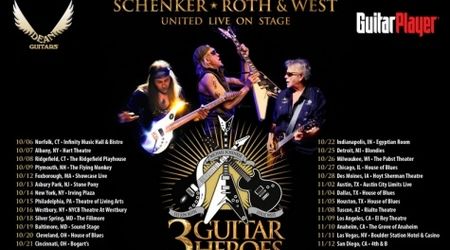 Turneul 3 Guitar Heores (Schenker, Roth, West ) sufera modificari