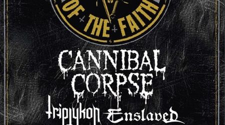 Turneu Cannibal Corpse, Triptykon si Enslaved