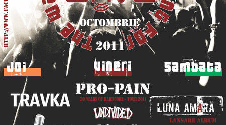 Concert Pro-Pain vineri seara la Cluj-Napoca