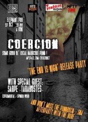 Concert de lansare album Coercion in Elephant Pub