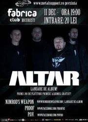 Altar lanseaza noul album in decembrie la Fabrica