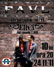 Concert F.A.V.L si Coercion in Underworld Bucuresti