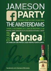 Concert The Amsterdams la Jameson Facebook Party in Fabrica