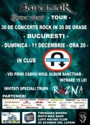Concert Sanctuar si Razna in club Underworld din Bucuresti