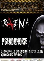 Concert Razna si Pseudonoise in Damage Club din Bucuresti