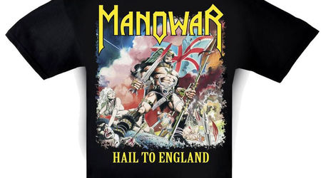 Serie de articole vestimentare Manowar cu grafica Hail to England