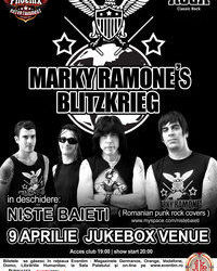 Programul concertului MARKY RAMONE'S Blitzkrieg luni la Bucuresti