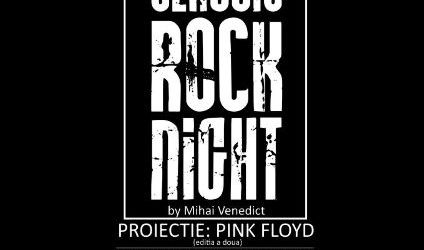 Proiectie PINK FLOYD la Classic rock night in Iasi