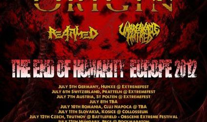 Concert Suffocation si Origin in iulie la Cluj-Napoca