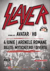 Castigatorii invitatiilor la concertul Slayer de la Bucuresti