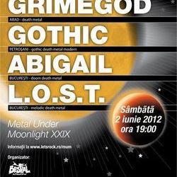Poze cu Grimegod, Gothic, Abigail si L.O.S.T. in concert la Bucuresti