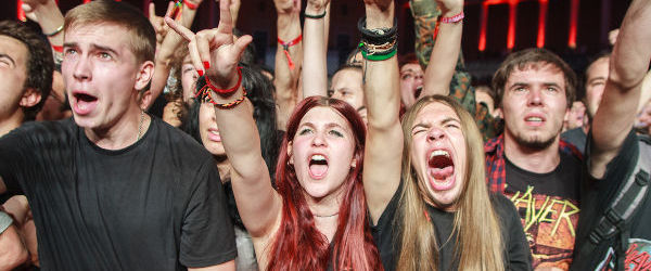 Poze cu publicul la concertul Slayer la Bucuresti