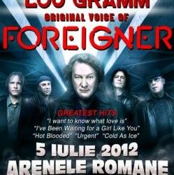 Concert Lou Gramm (Foreigner) la Arenele Romane din Bucuresti