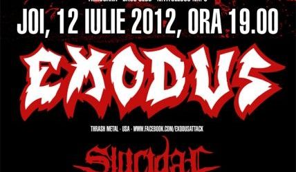 Concert Exodus si Suicidal Angels joi in Club Daos din Timisoara