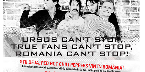 Let's show Red Hot Chili Peppers that Romanians can't stop!