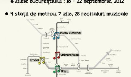 Muzica clasica la metrou in Bucuresti