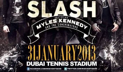Slash a cantat cu Alice Cooper in Dubai (video)