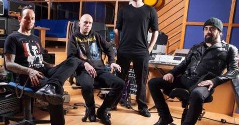 Filmari din studio cu Volbeat