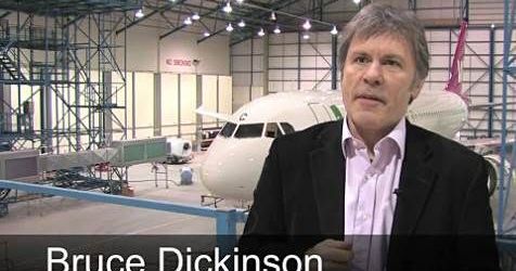 Compania de zbor a lui Bruce Dickinson a primit o investitie de 5 milioane de lire sterline