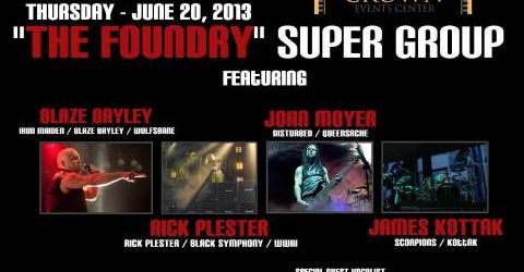 The Foundry, supergrup cu membri Iron Maiden, Scorpions si Disturbed