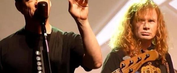 Jason Newsted alaturi de Megadeth pe scena pentru o piesa Metallica