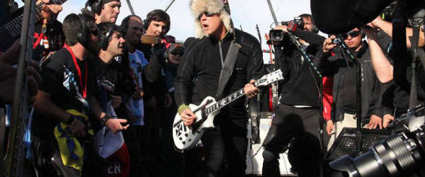 Primele poze de la concertul Metallica sustinut in Antarctica