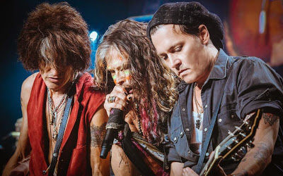 Johnny Depp, pe scena alaturi de Aerosmith (video)