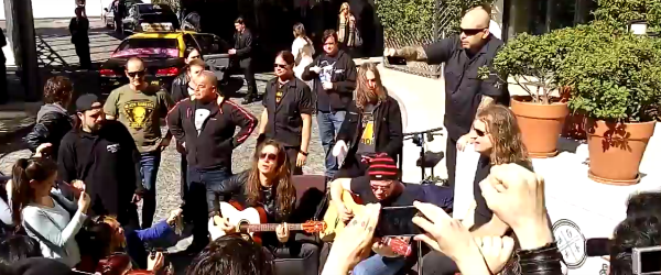 Megadeth s-au distrat acustic in Buenos Aires