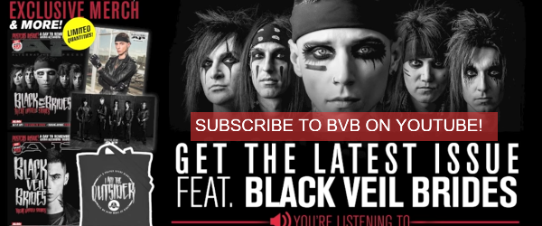 Black Veil Brides au lansat o piesa noua. Asculta 'The Outsider'