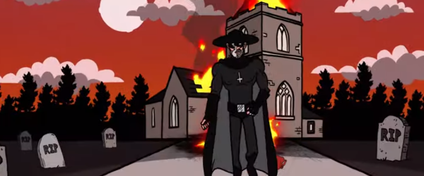 Me and That Man, proiectul secundar al lui Nergal, a lansat un clip pentru 'Burning Churches'