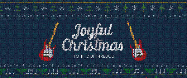 Toni Dijmarescu a lansat un clip animat pentru piesa 'Joyful Christmas'