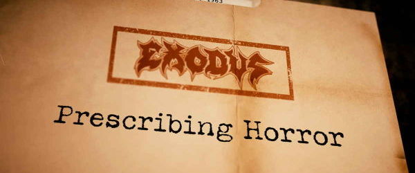 Exodus au lansat un nou single insotit de clip, 'Prescribing Horror'