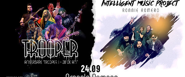 Trooper Romania si Intelligent Music Project vor concerta la Arenele Romane din Bucuresti