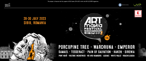 Sirenia, We Are Numbers, White Walls, Roadkillsoda si Asemic completeaza line up-ul ARTmania Festival 2023