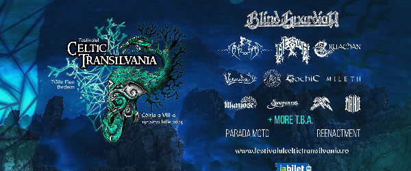 BLIND GUARDIAN, legendele power-metalului mondial vor urca pe scena Festivalului Celtic Transilvania in 2024