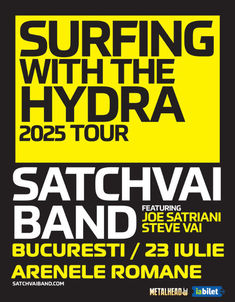 Joe Satriani & Steve Vai & SatchVai Band la Arenele Romane: Program si reguli de acces